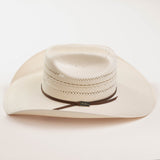 10X Cowboy Knox ivory cowboy hat side angle