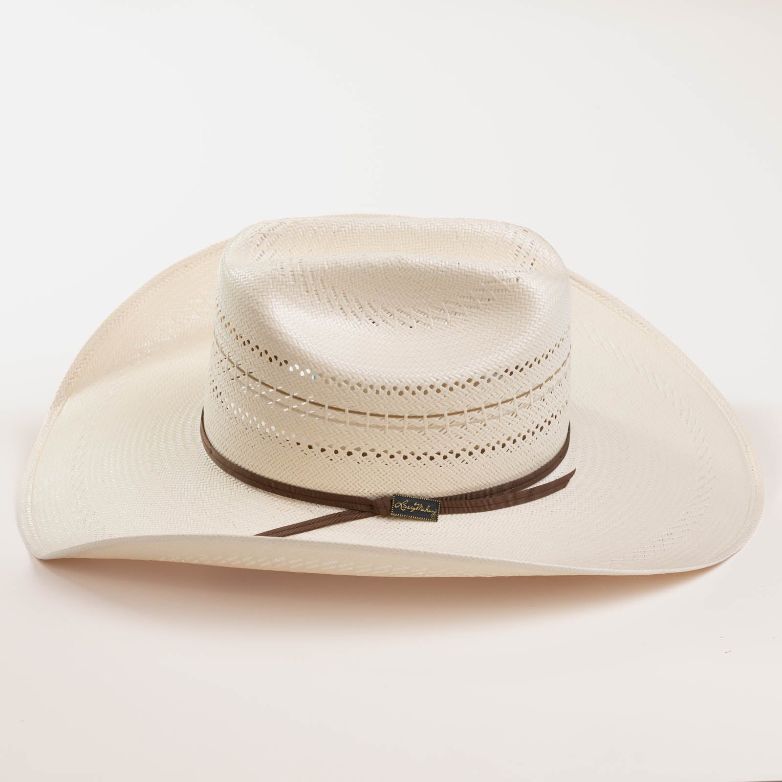 10X Cowboy Knox ivory cowboy hat side angle