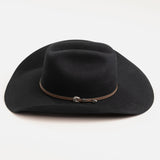 3X Bandera black cowboy hat left-side angle