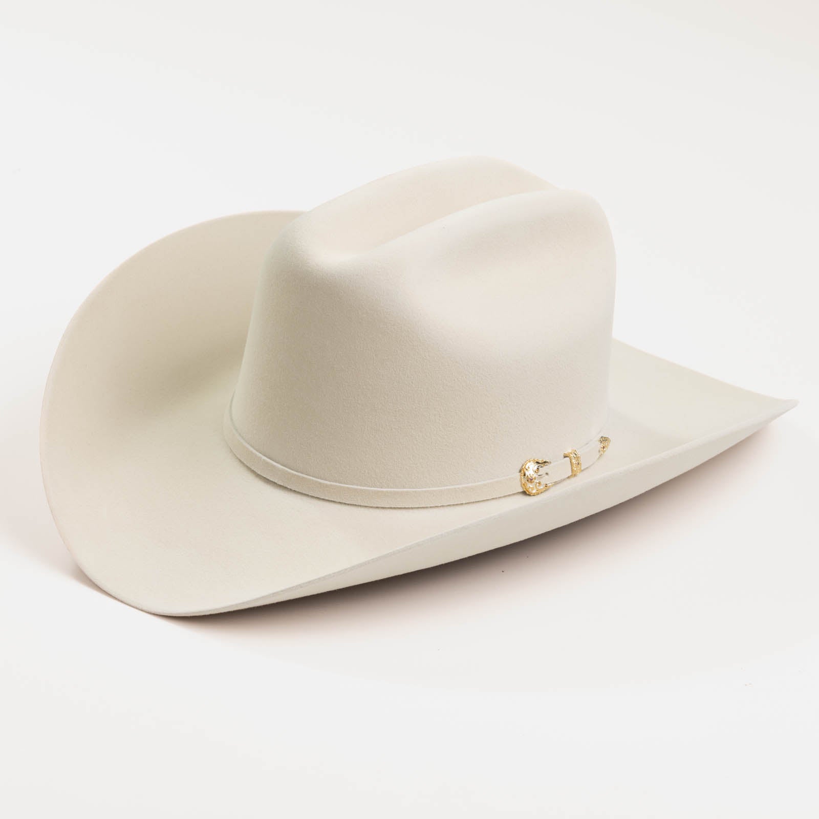 30X El Rey belly cowboy hat three-quarter angle