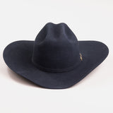 6X El Oro black cowboy hat back angle