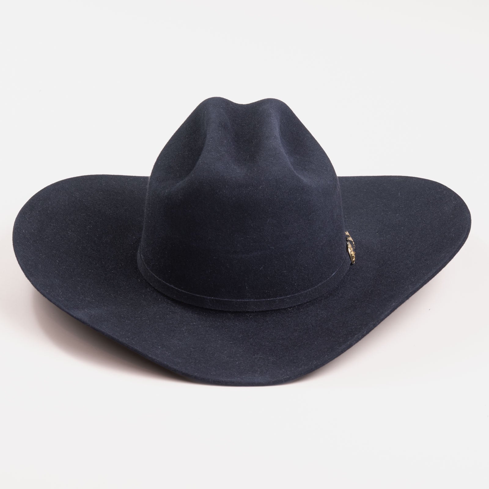 6X El Oro black cowboy hat back angle