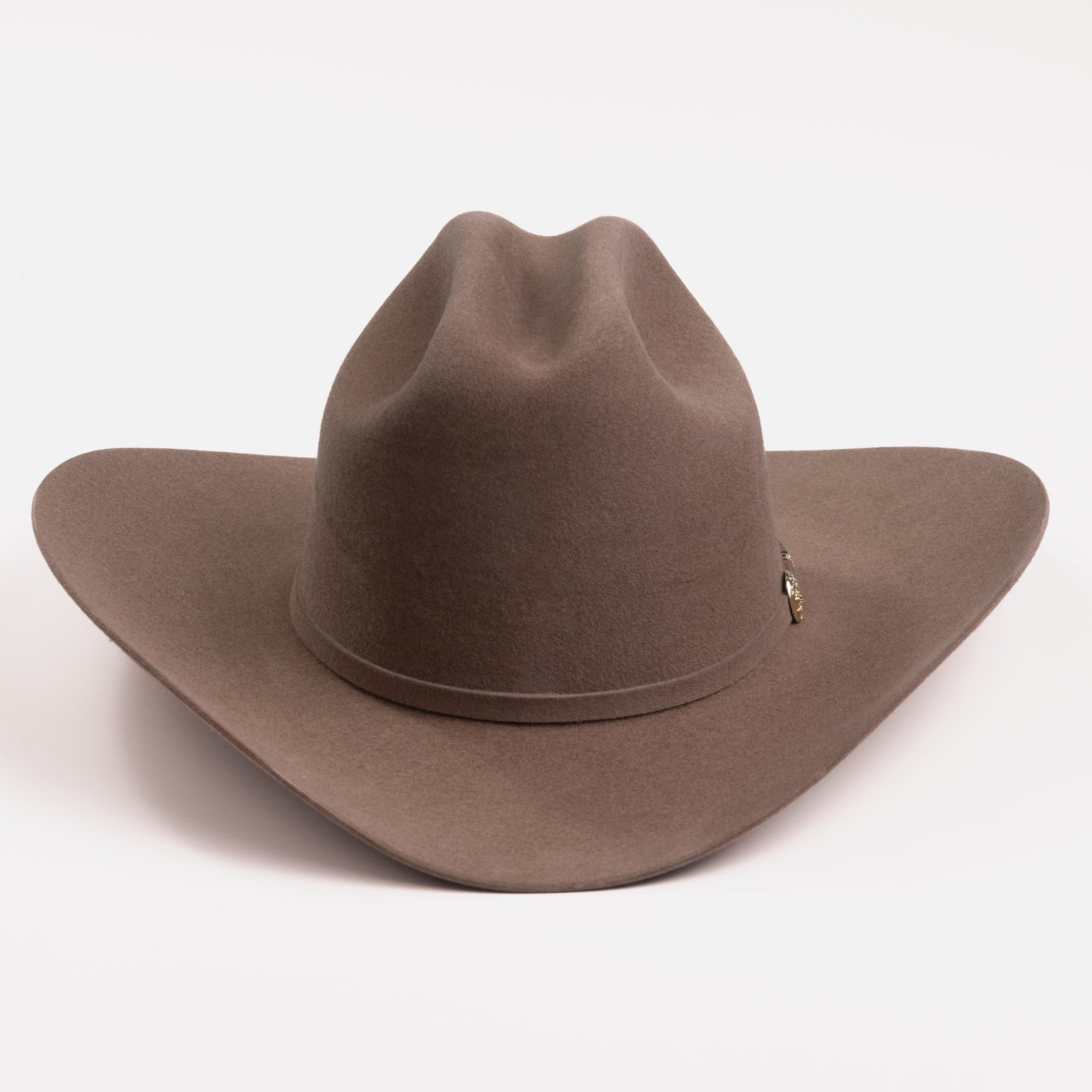 6X El Oro fawn cowboy hat front angle