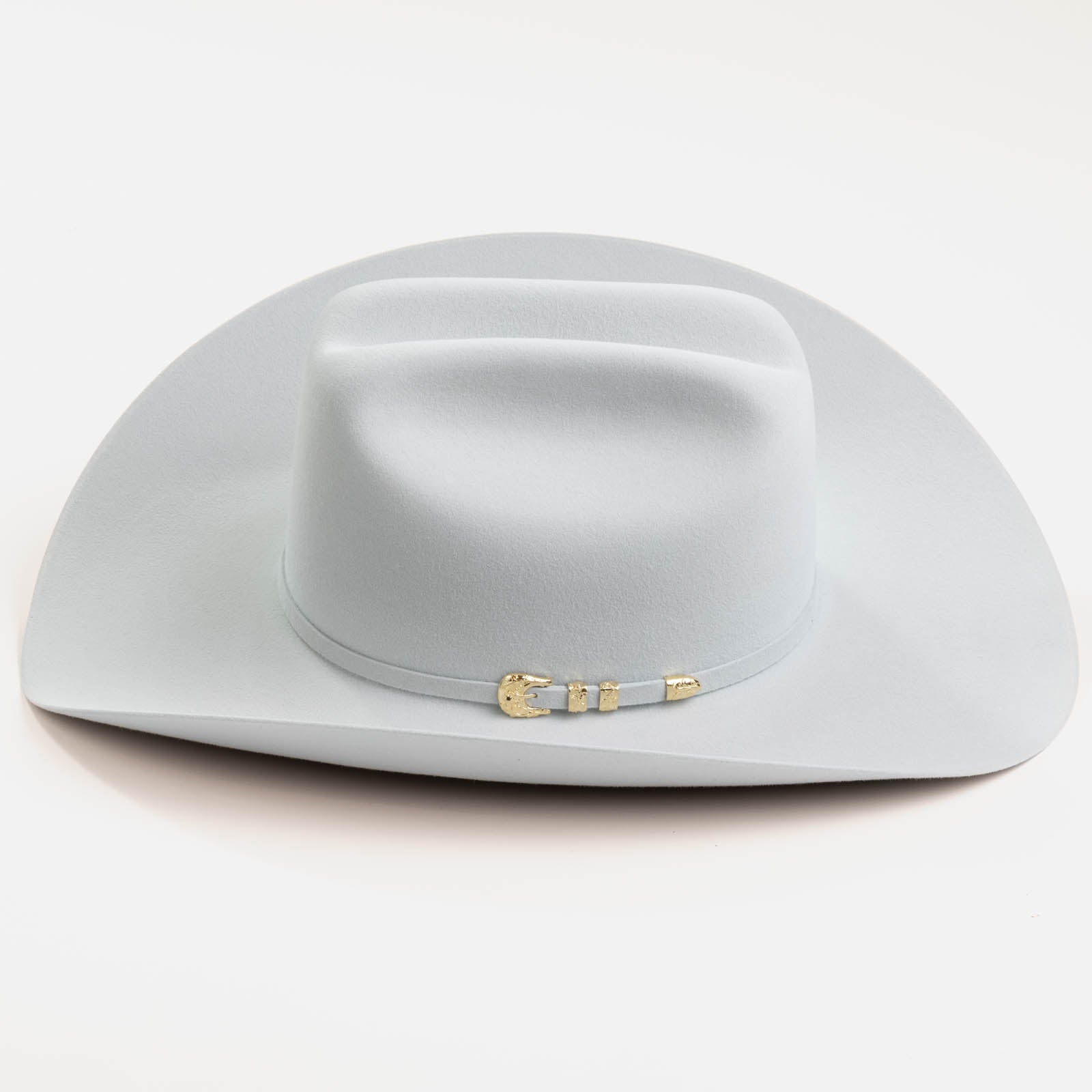 6X El Oro platinum cowboy hat side angle