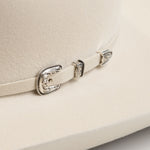 10X Douglas belly cowboy hat close-up side angle