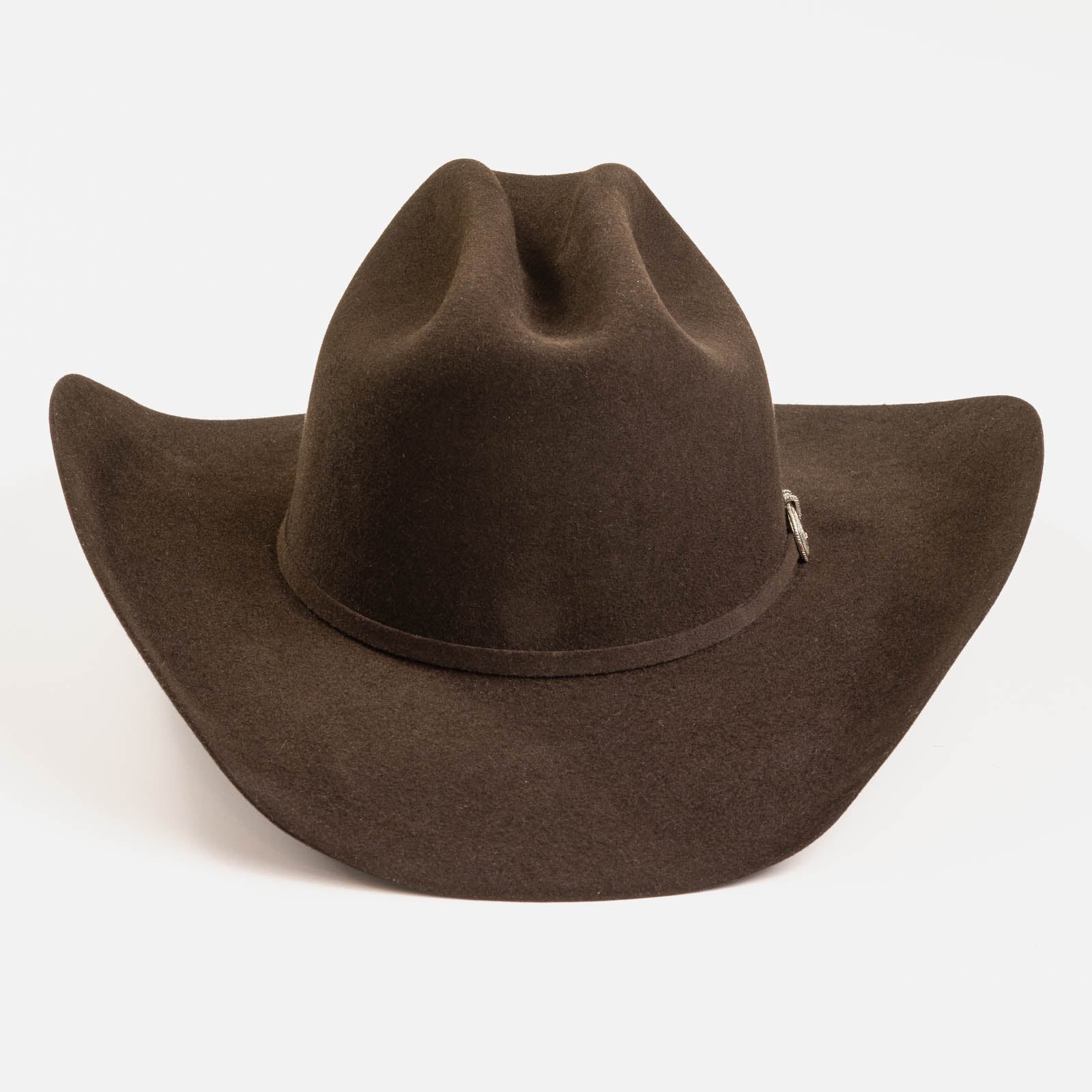 10X Douglas brown cowboy hat back angle