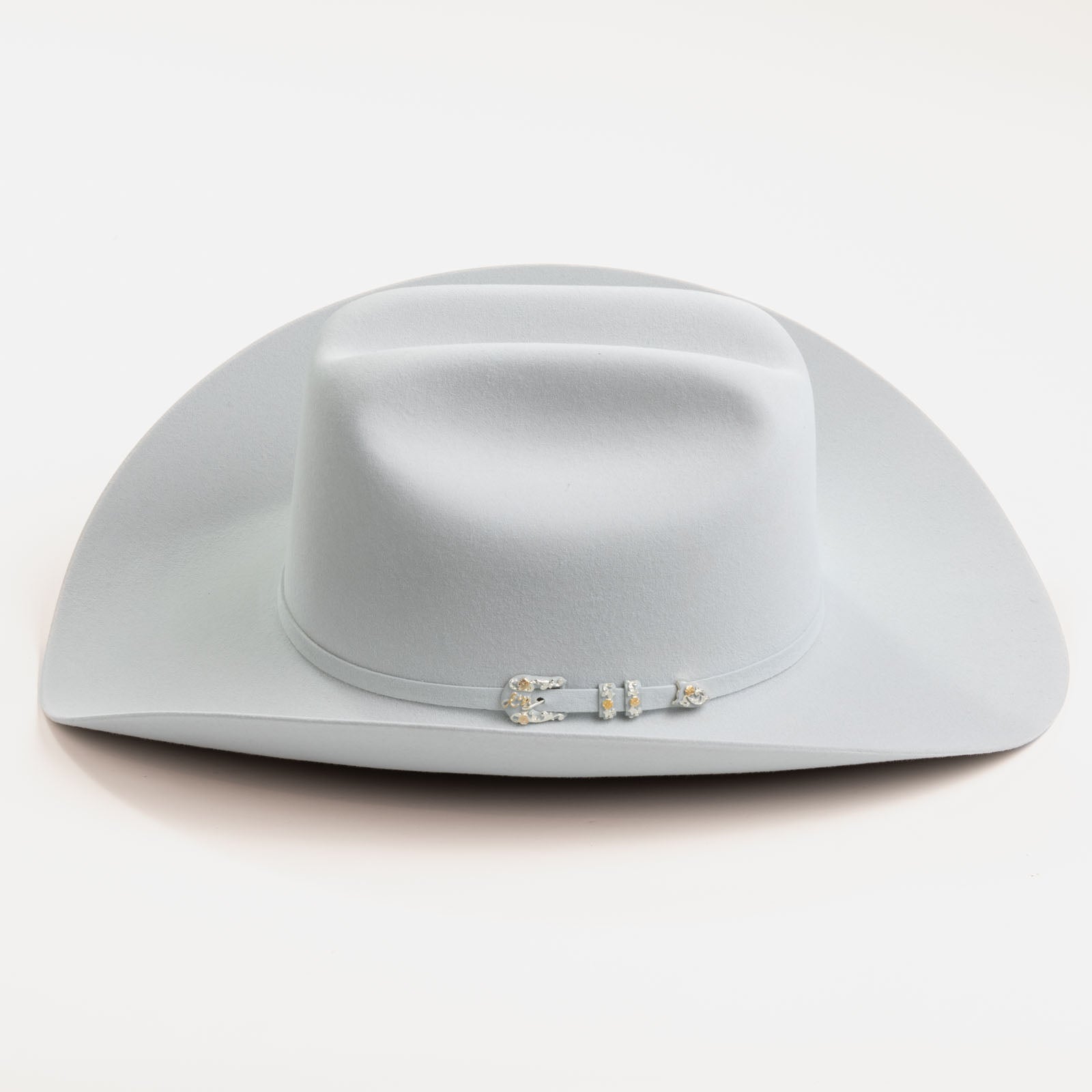 10X Jerarca platinum cowboy hat side angle