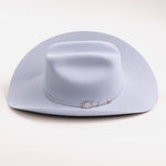 100X Independencia platinum cowboy hat left side angle