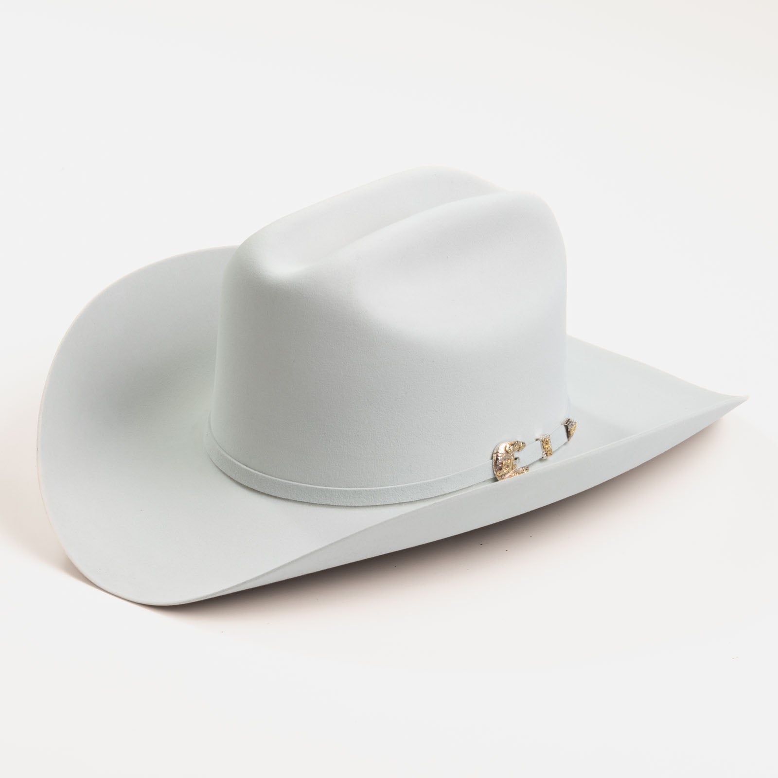 1000X Imperial platinum cowboy hat three-quarter angle