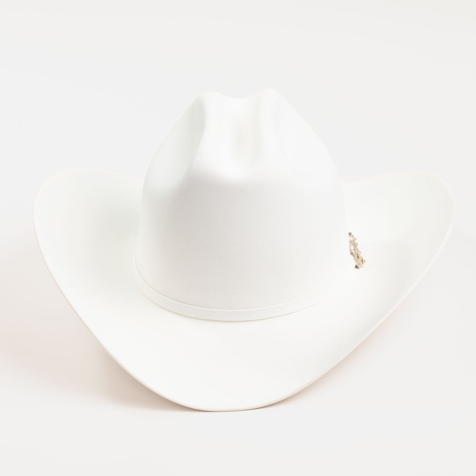 1000X Imperial white cowboy hat front angle