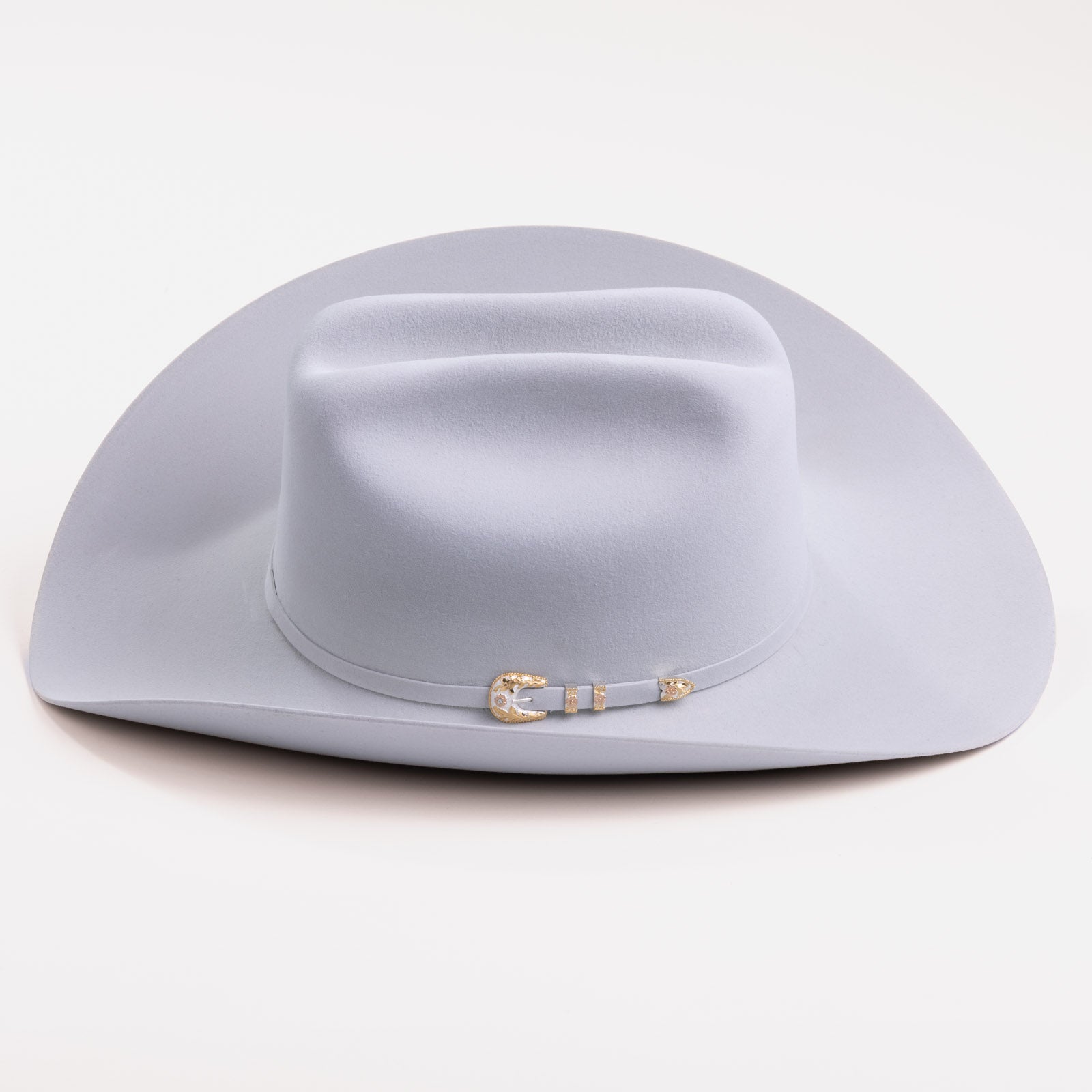 500X Superior platinum cowboy hat left side angle