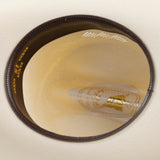 15X El Primero black cowboy hat under brim angle