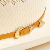 15X El Primero buttercup cowboy hat close-up side angle