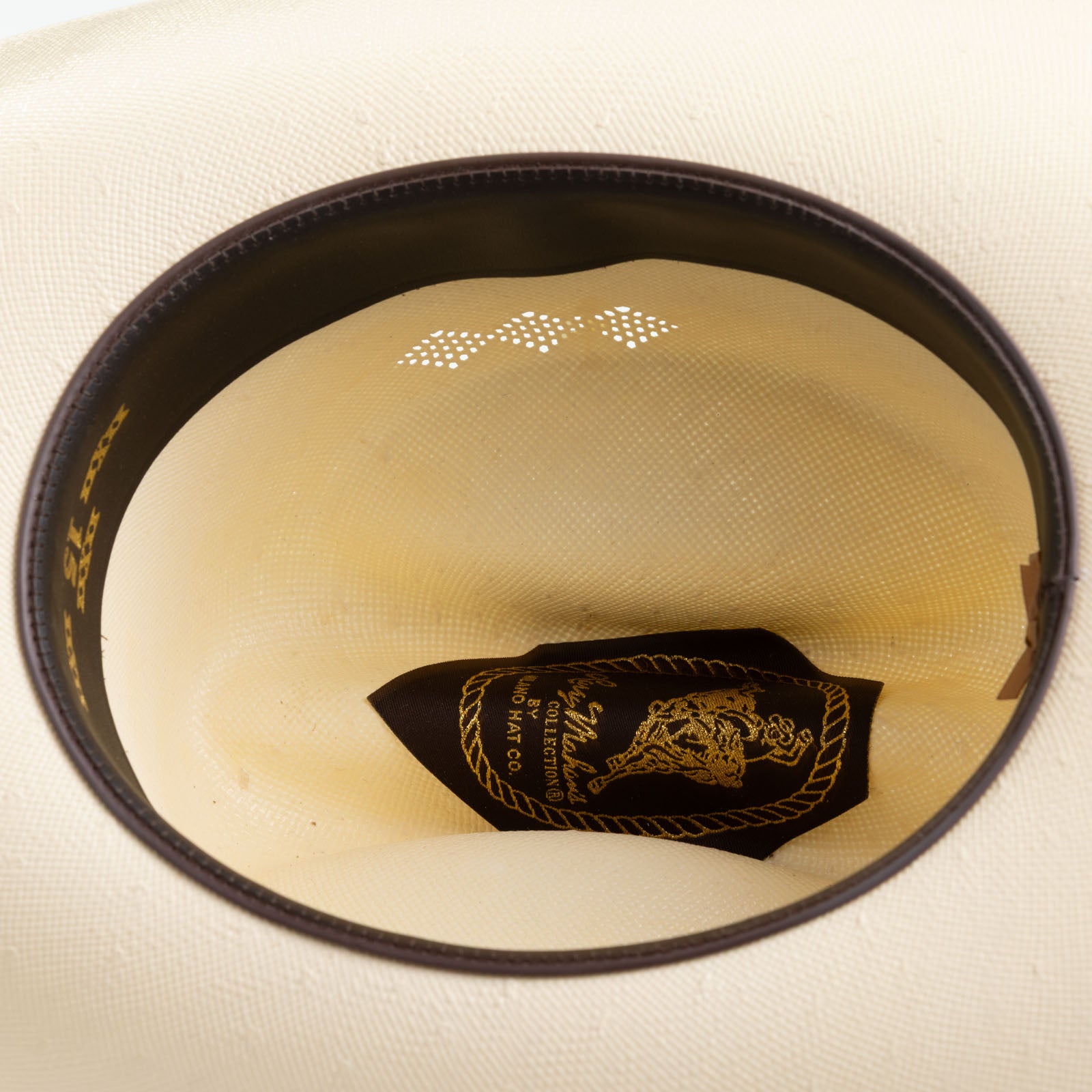 15X El Primero buttercup cowboy hat under brim angle