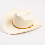 15X El Primero buttercup cowboy hat three-quarter angle