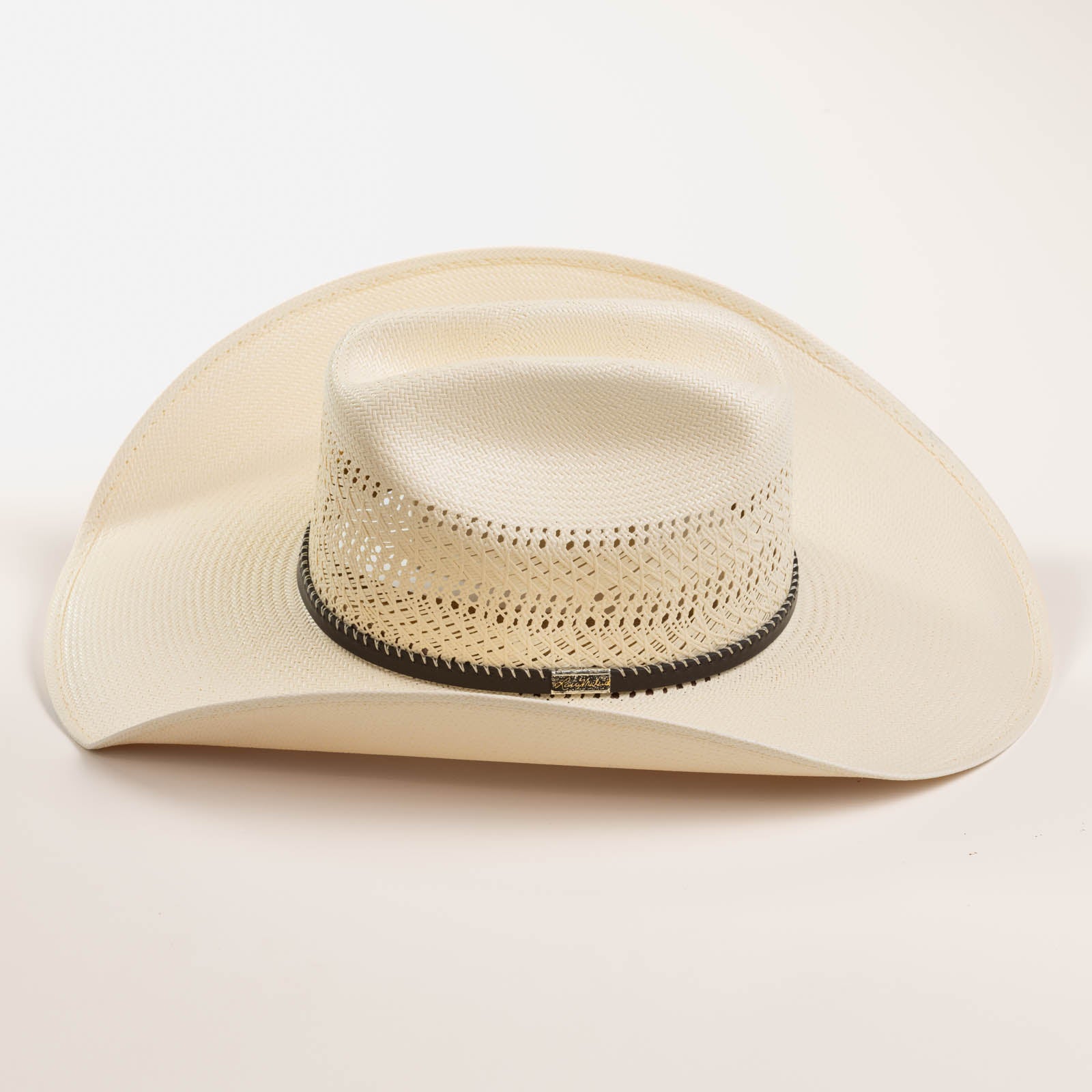 10X Latigo brown cowboy hat side angle