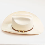 30X Corona cognac cowboy hat left-side angle