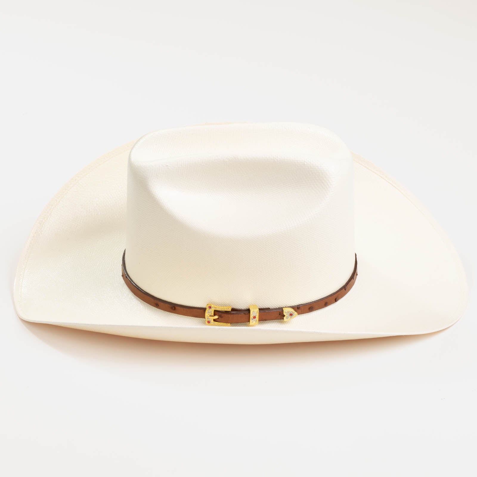 30X Corona Tall Crown cognac cowboy hat left-side angle