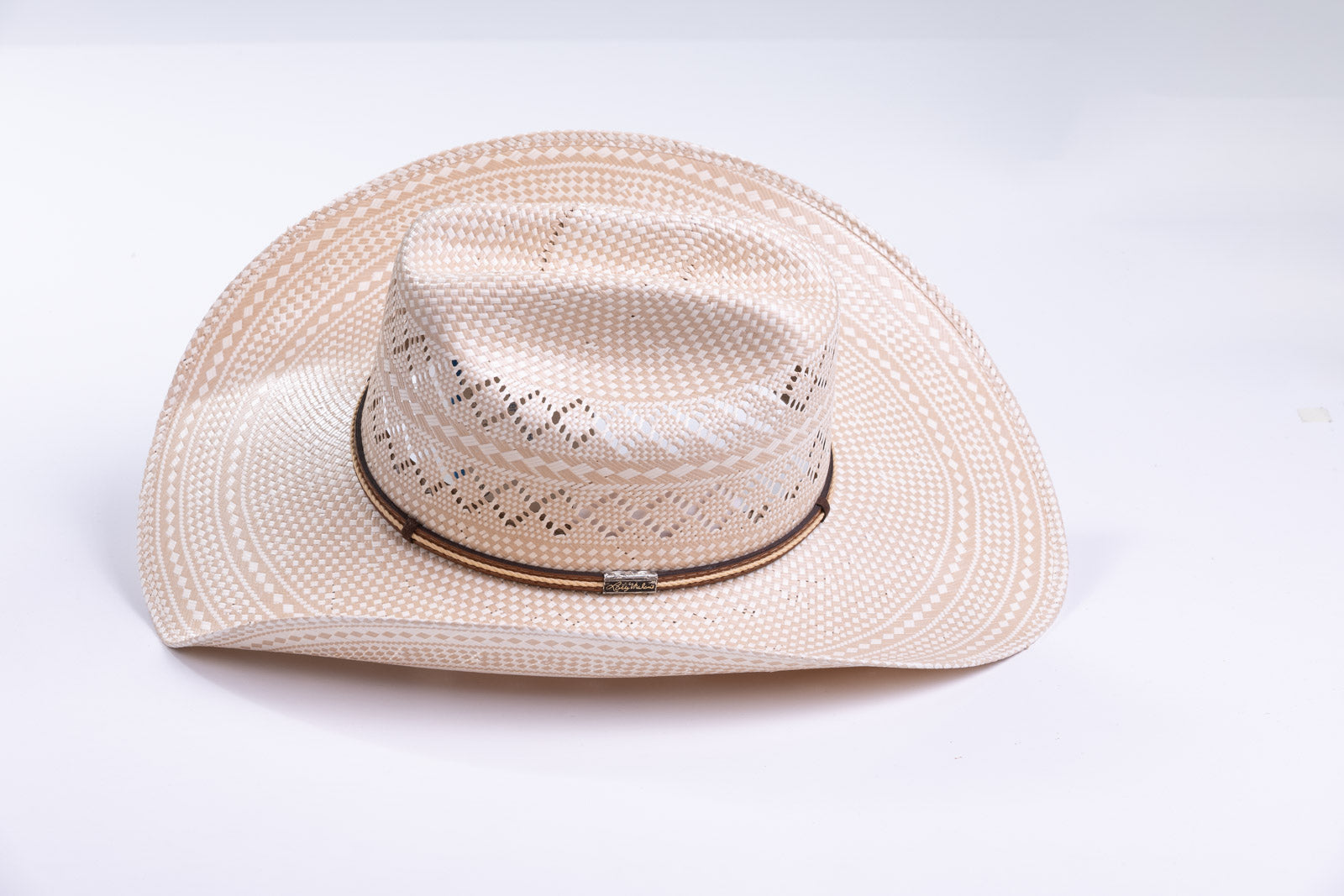 10X Cuerda straw hat left side angle