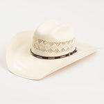 10X Buckthorn brown cowboy hat three-quarter angle