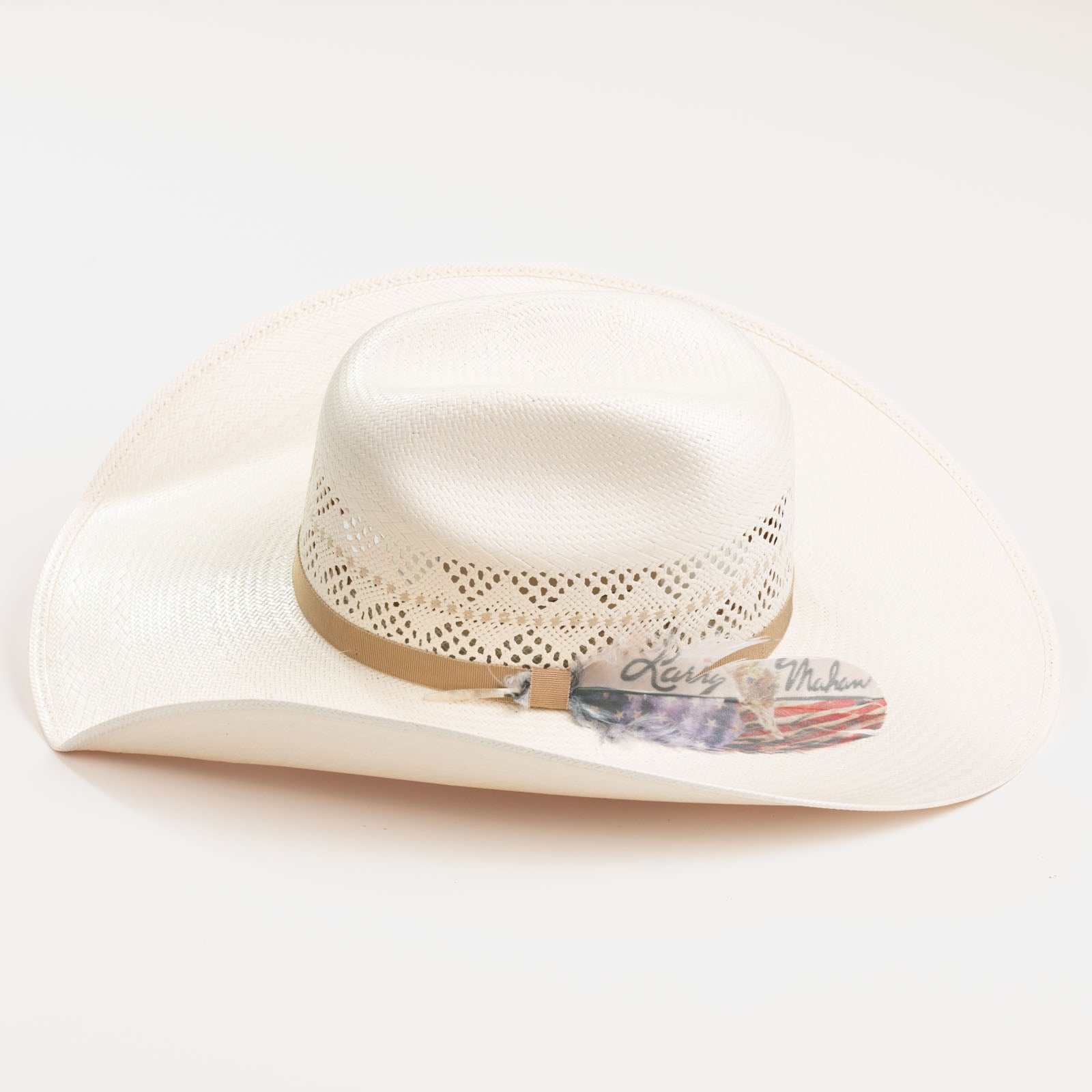 10X Tulsa desert cowboy hat side angle