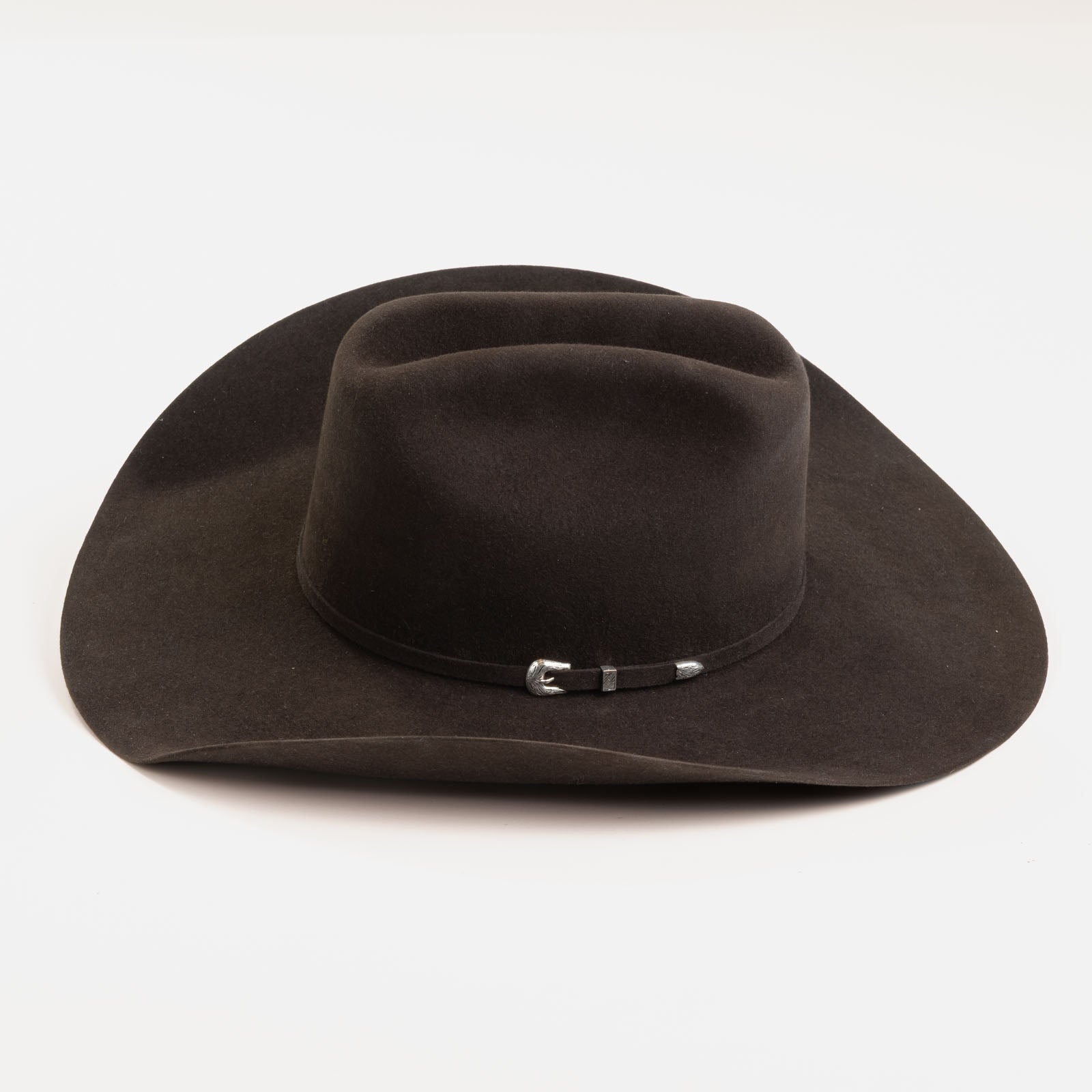 5X Fort Worth brown cowboy hat side angle