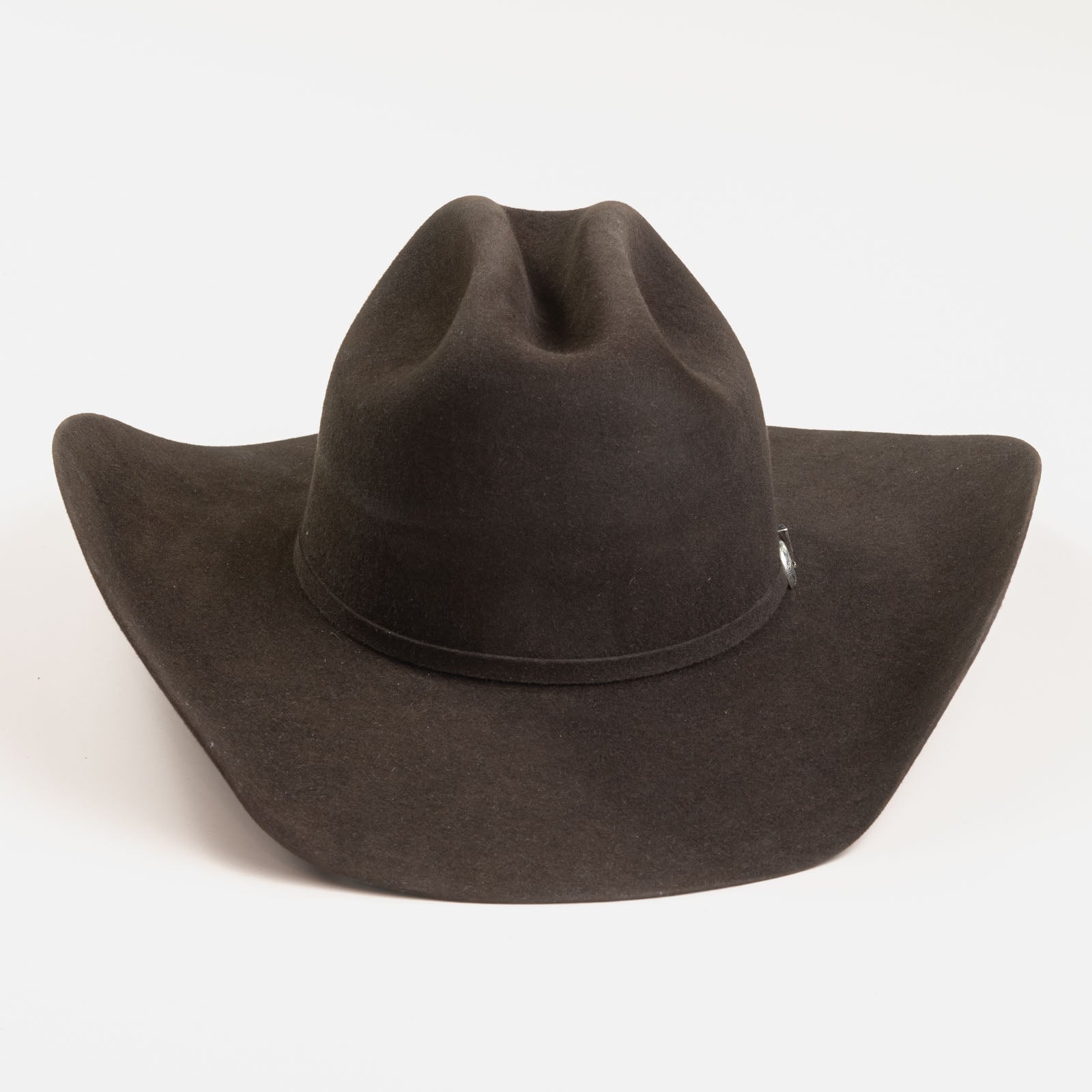 5X Fort Worth brown cowboy hat front angle