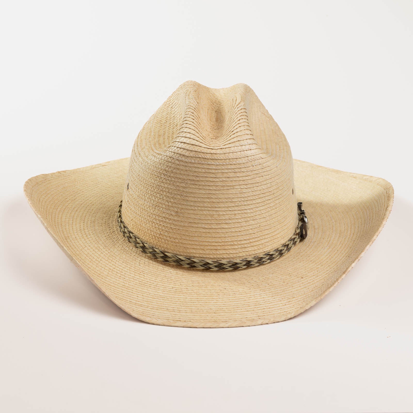 Brooks natural-colored cowboy hat font angle