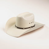 10X Bull ivory cowboy hat three-quarter angle