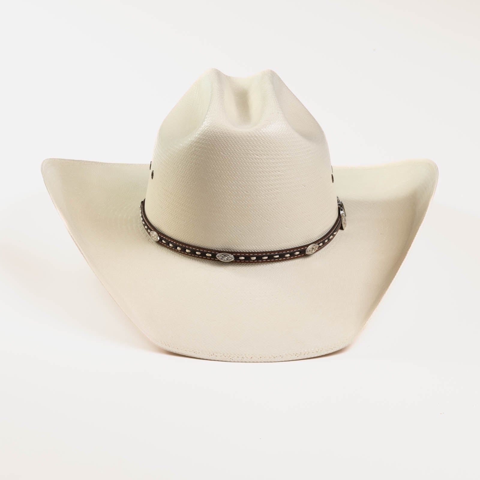 10X Bull ivory cowboy hat front angle