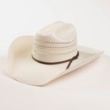 10X Cowboy Knox ivory cowboy hat three-quarter angle