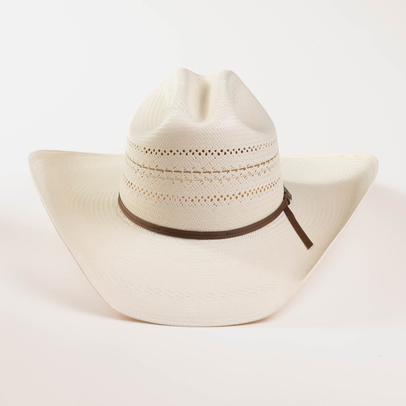 10X Cowboy Knox ivory cowboy hat front angle