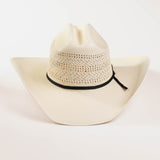 10X Cowboy Walker ivory cowboy hat front angle