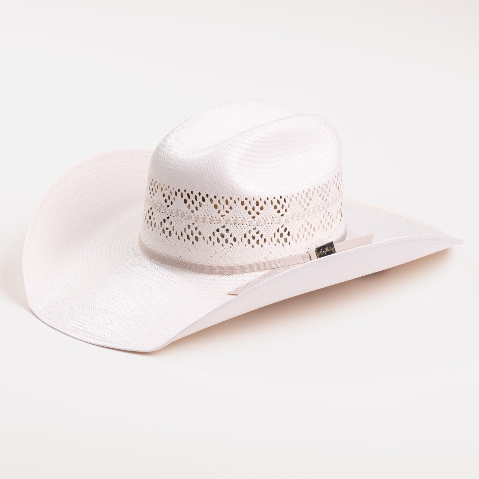 10X Durant ivory cowboy hat three-quarter angle