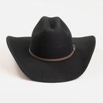 3X Bandera black cowboy hat back angle