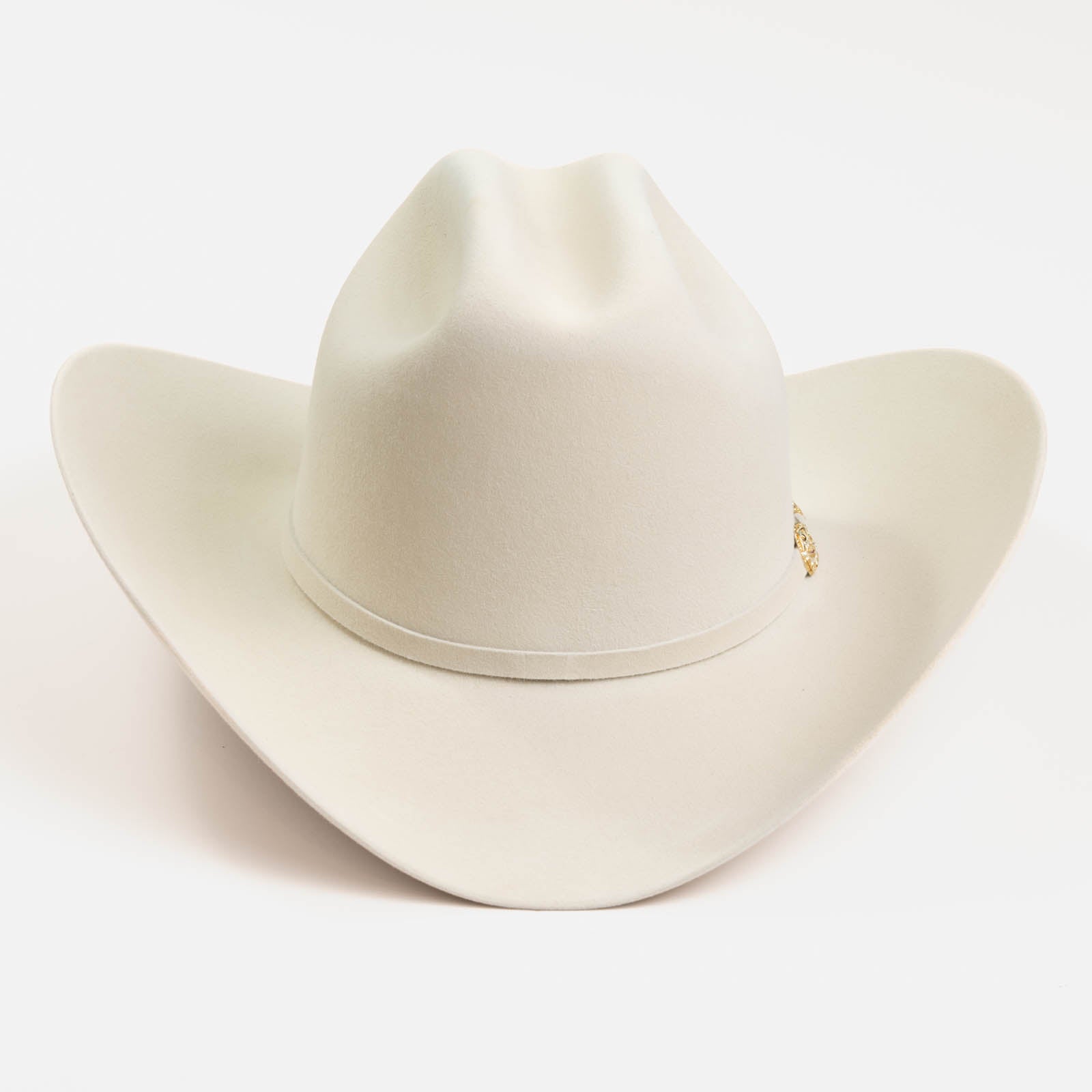30X El Rey belly cowboy hat front angle