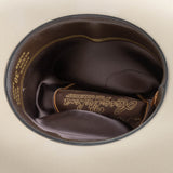 30X El Rey belly cowboy hat under brim angle