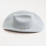 30X El Rey platinum cowboy hat left-side angle