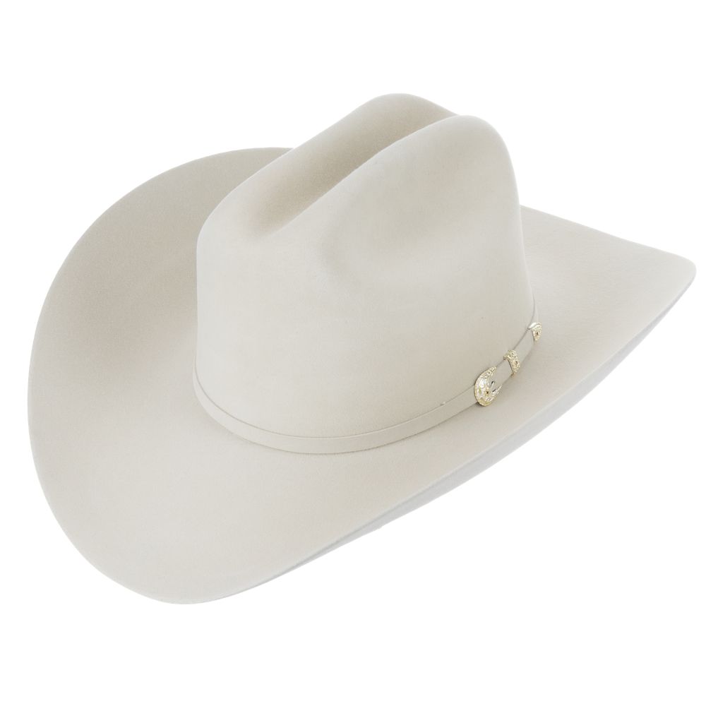 30X El Rey belly cowboy hat three-quarter angle