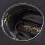 20X Pinnacle black cowboy hat under brim angle