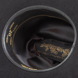 20X Pinnacle black cowboy hat under brim angle