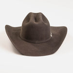20X Pinnacle brown cowboy hat back angle