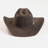 20X Pinnacle brown cowboy hat back angle