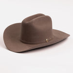 6X El Oro fawn cowboy hat three-quarter angle