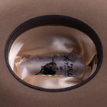 6X El Oro fawn cowboy hat under side angle
