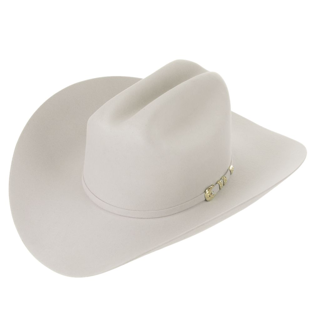 6X El Oro belly cowboy hat three-quarter angle