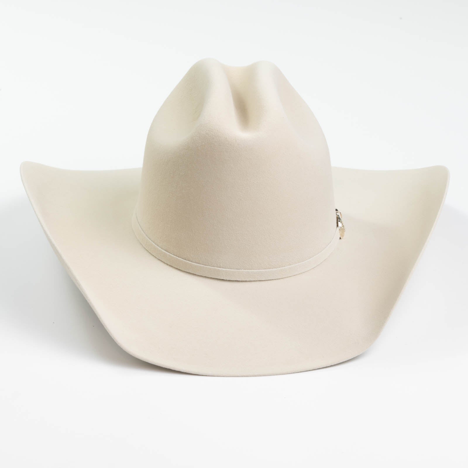 6X Lockhart belly cowboy hat front angle