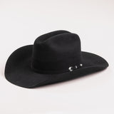 6X Lockhart black cowboy hat three-quarter angle