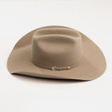 6X Lockhart fawn cowboy hat left-side angle