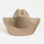 6X Lockhart fawn cowboy hat back angle